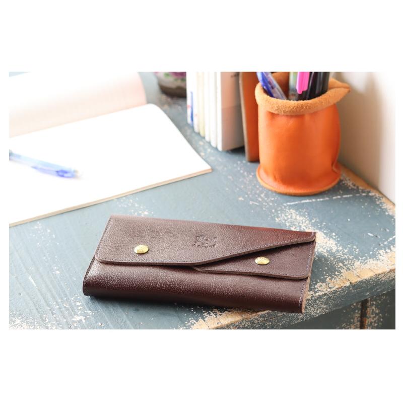 イルビゾンテ　長財布 IL BISONTE（イルビゾンテ） 財布 ダブルフラップ ロングウォレット 長