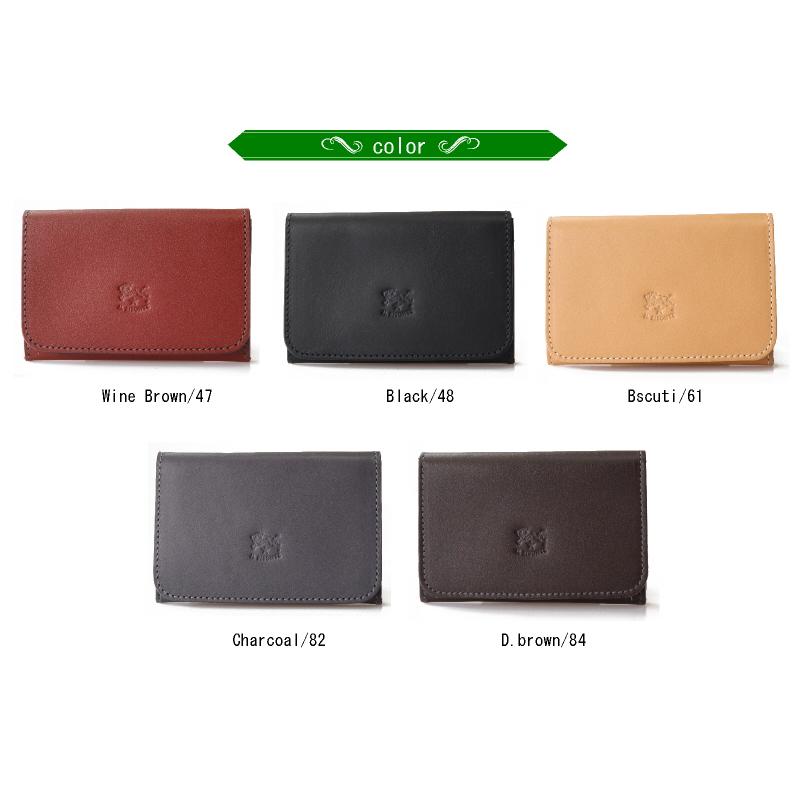 IL BISONTE（イルビゾンテ） 名刺入れ カードケース 3POCKET