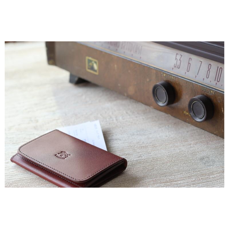 IL BISONTE（イルビゾンテ） 名刺入れ カードケース 3POCKET