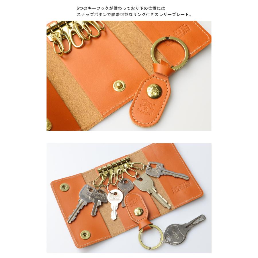 IL BISONTE（イルビゾンテ） キーケース IL BISONTE 6連キーケース