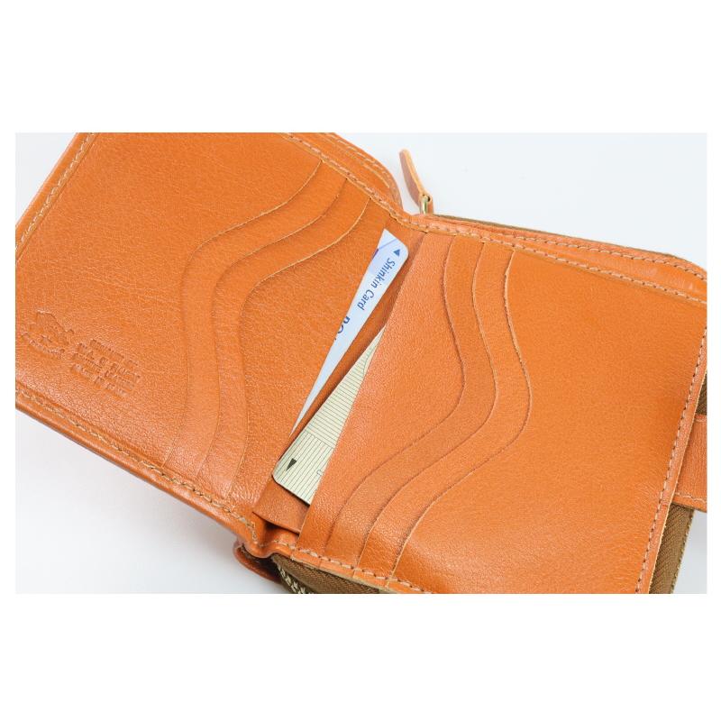 {新品} IL BISONTE(ｲﾙﾋﾞｿﾞﾝﾃ) 二つ折りウォレット IL BISONTE（イルビゾンテ） 財布 二つ折りウォレット 二つ折り財布