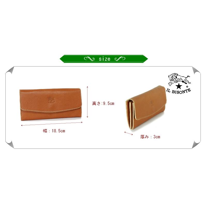イルビゾンテ 財布 IL BISONTE ラウンドフラップ ロングウォレット 長財布  54_1_ 54162304340 メンズ レディース ( 商品番号 IB-16-04340 )の画像