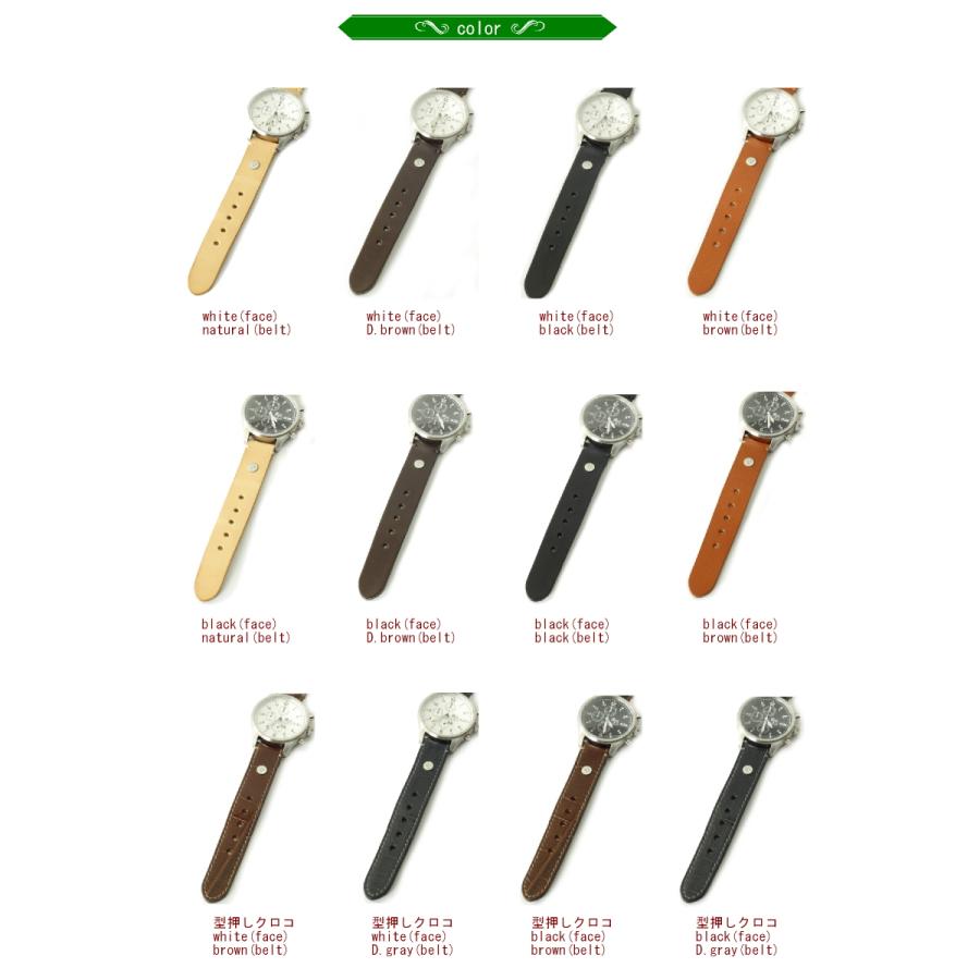 イルビゾンテ 時計 IL BISONTE クロノグラフリストウォッチmen's 54162304197 5422310297 5422306097 ( 商品番号 IB-F16-04197 T2-10297 C2-06097 )の画像