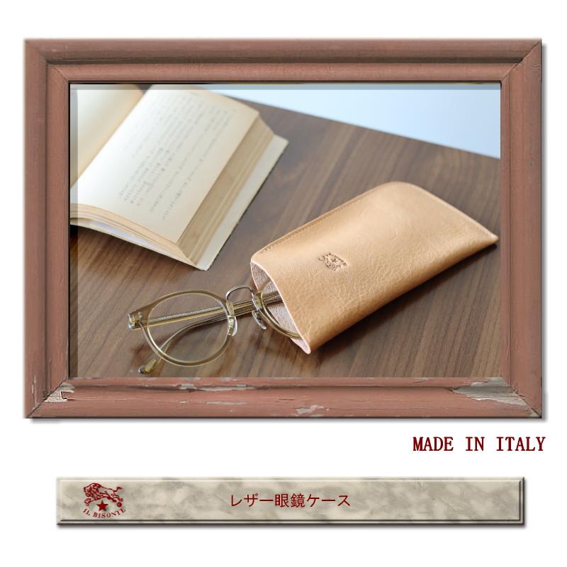 未使用　IL BISONTE イルビゾンテ　本革 眼鏡ケース　ヌメ革 未使用 IL BISONTE イルビゾンテ 本革 眼鏡ケース ヌメ革 - メルカリ