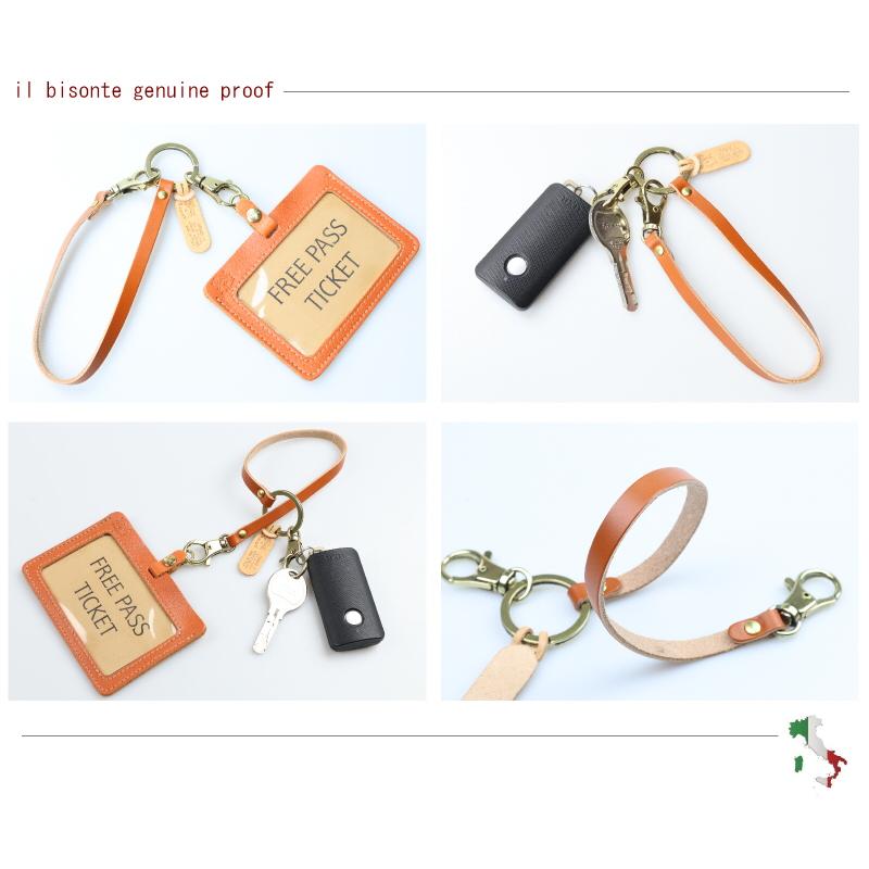 IL BISONTE（イルビゾンテ） キーホルダー キーリング レザー