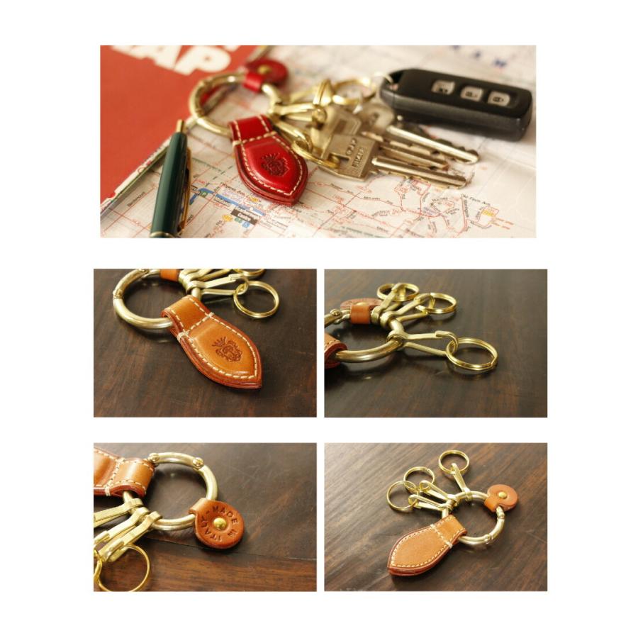 Felisi（フェリージ） キーリング キーホルダー 9159/A スムースレザー