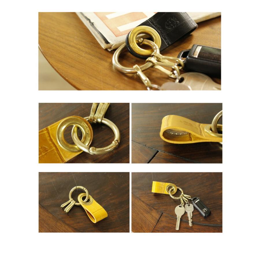 Felisi（フェリージ） キーリング キーホルダー( 型押しクロコダイル