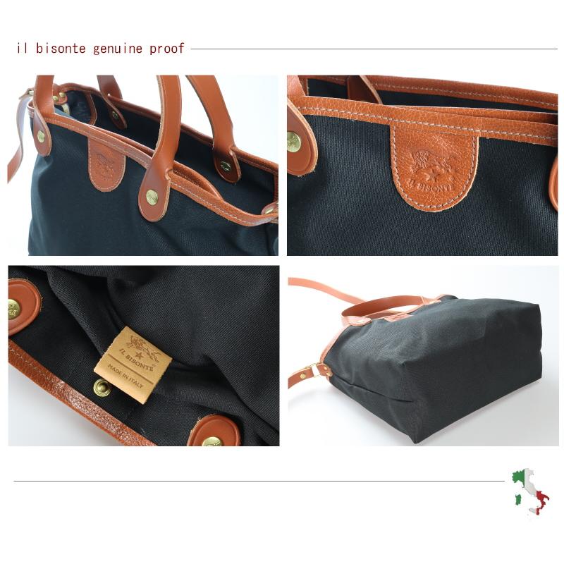 IL BISONTE イルビゾンテ バッグ 2WAYキャンバストートバッグ 