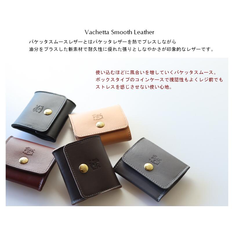 専用IL BISONTEﾊﾞｹｯﾀｽﾑｰｽﾚｻﾞｰ バケッタスムース2つ折りパースレザーウォレット[No_54152311340] IL
