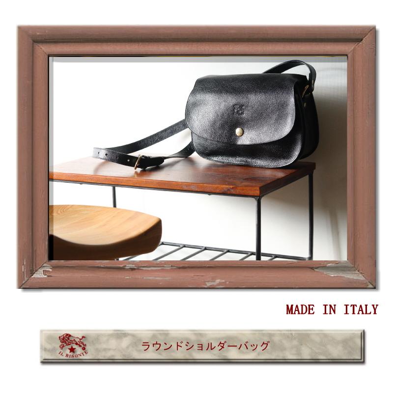 イルビゾンテ　ラウンドかごバッグ　ショルダーバッグ IL BISONTE（イルビゾンテ） バッグ ラウンド ショルダーバッグ 54_1_