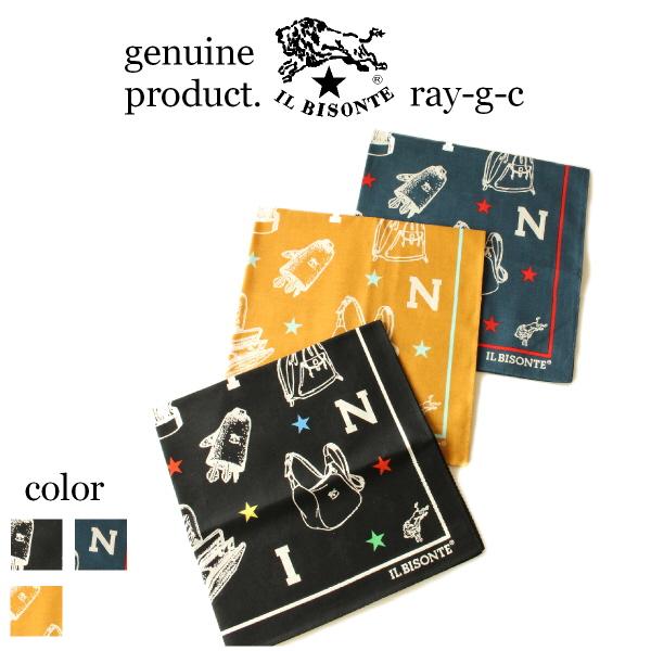 イルビゾンテ バンダナ Il Bisonte デザインプリント画バンダナ ネコポス利用可能 バンダナ ハンカチ 商品番号 Ib 17 イルビゾンテ正規取扱店 Ray G 通販 Yahoo ショッピング