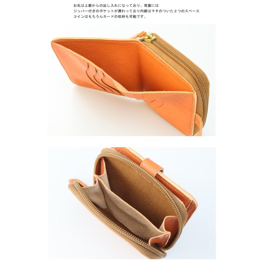 IL BISONTE（イルビゾンテ） 財布 IL BISONTE 2つ折ラウンドジップ