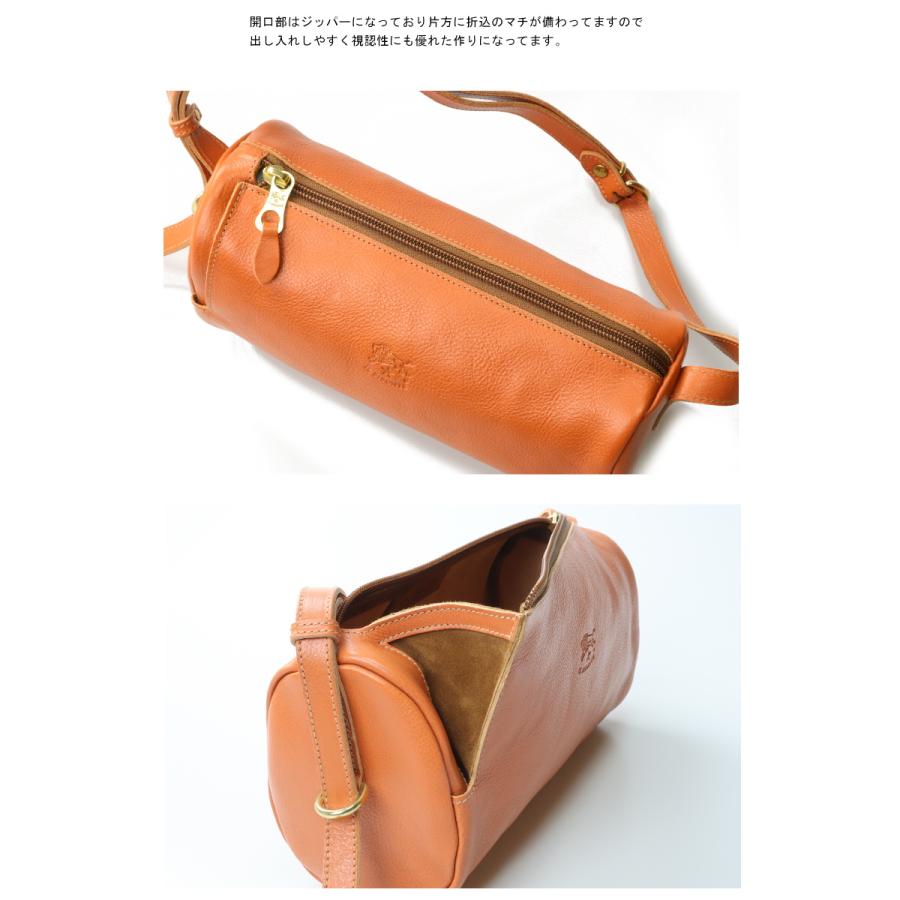 IL BISONTE イルビゾンテ 2way ショルダー ハンドバッグ レザー IL BISONTE（イルビゾンテ） バッグ IL BISONTE 2WAY 筒型レザー