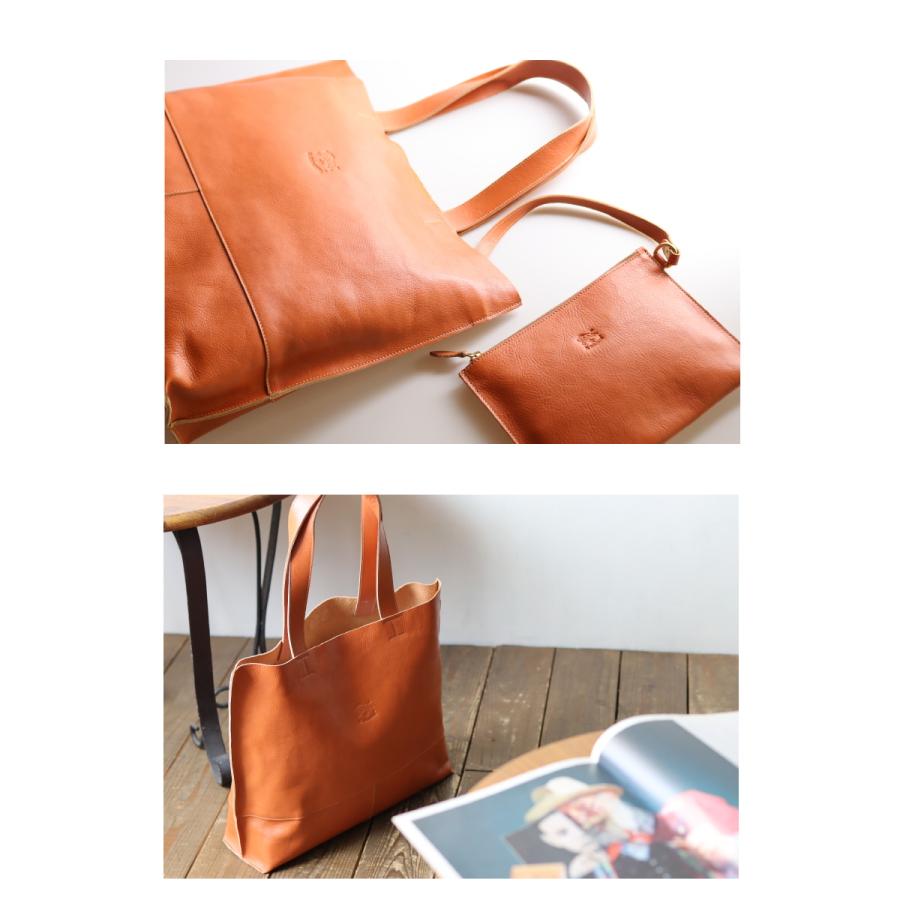 【未使用に近い】 IL BISONTE トートバッグ レザー シボ革 ブラック IL BISONTE（イルビゾンテ） トートバッグ レディース トートバッグ IL