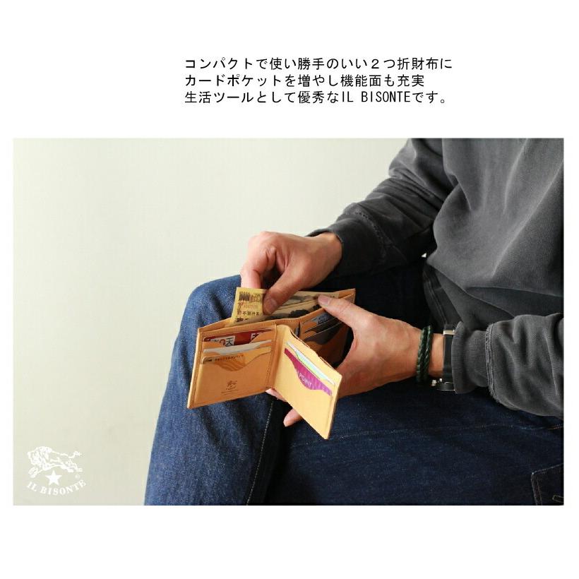 IL BISONTE（イルビゾンテ） 財布 IL BISONTE 2つ折ウォレットType-C二