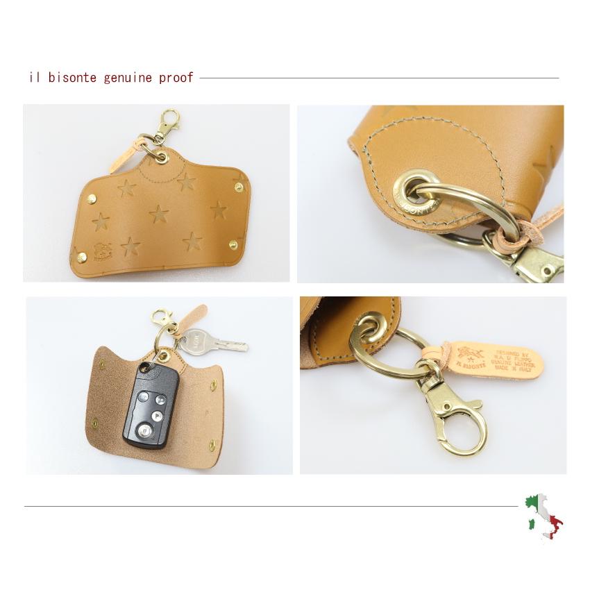 IL BISONTE（イルビゾンテ） キーケース limited model スターエンボス