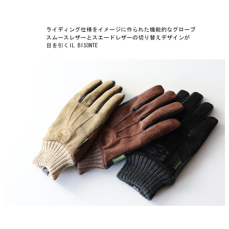 IL BISONTE（イルビゾンテ） 手袋 グローブ ライディング グローブ