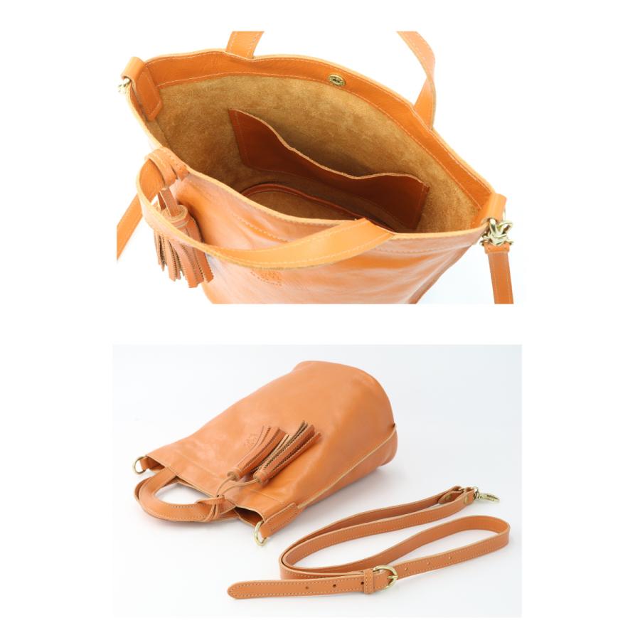 ￼未￼使用保管品✨イルビゾンテ　ショルダーバッグ　2wayレザー　イエロー　現行 IL BISONTE（イルビゾンテ） バッグ IL BISONTE 2way レザートート