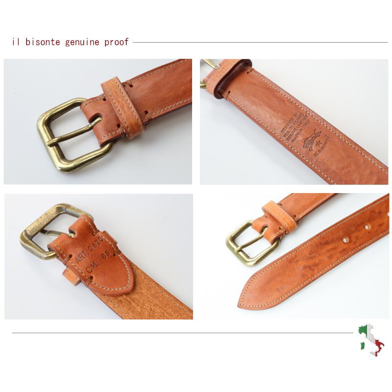 IL BISONTE（イルビゾンテ） ベルト レザーベルト（ バケッタレザー