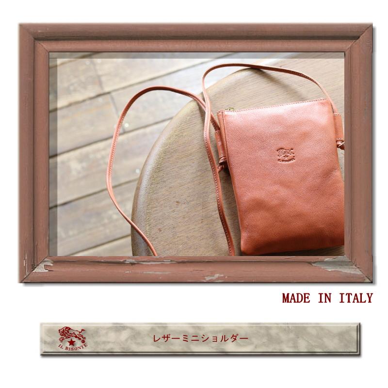 IL BISONTE（イルビゾンテ） バッグ レザーミニショルダー バッグ