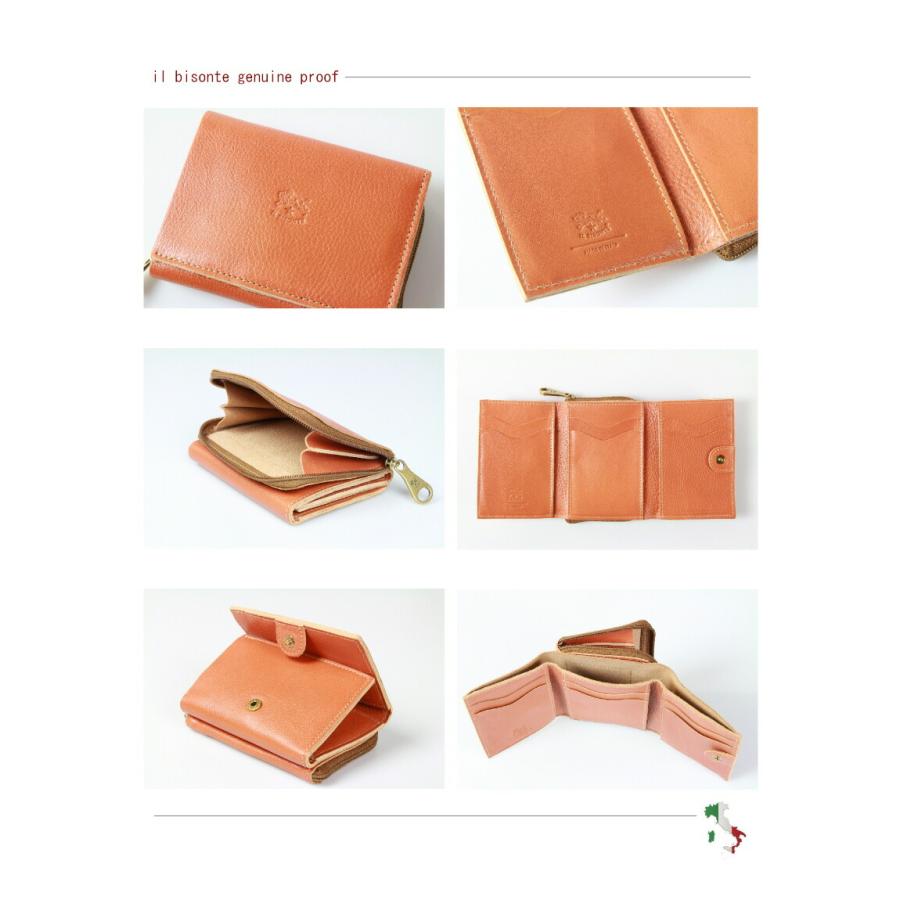 IL BISONTE（イルビゾンテ） 財布 三つ折りコンパクトウオレット 三