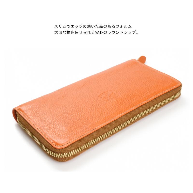 IL BISONTE（イルビゾンテ） 財布 スリムスクエアラウンドジップ