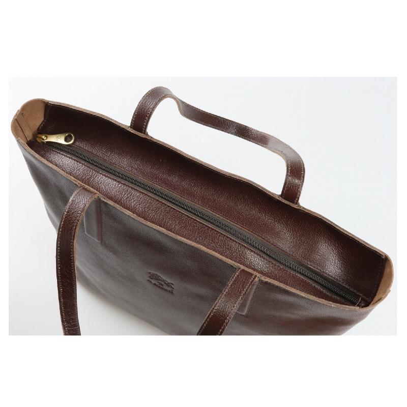 IL BISONTE（イルビゾンテ） バッグ スクエア オールレザートート A4