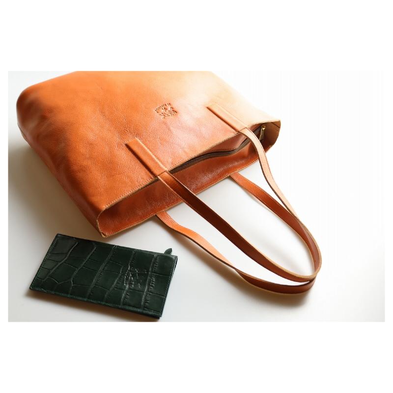 IL BISONTE（イルビゾンテ） バッグ スクエア オールレザートート A4