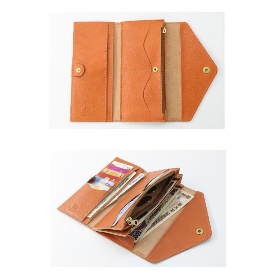 IL BISONTE（イルビゾンテ） 財布 フラップ 三つ折り ロングウォレット