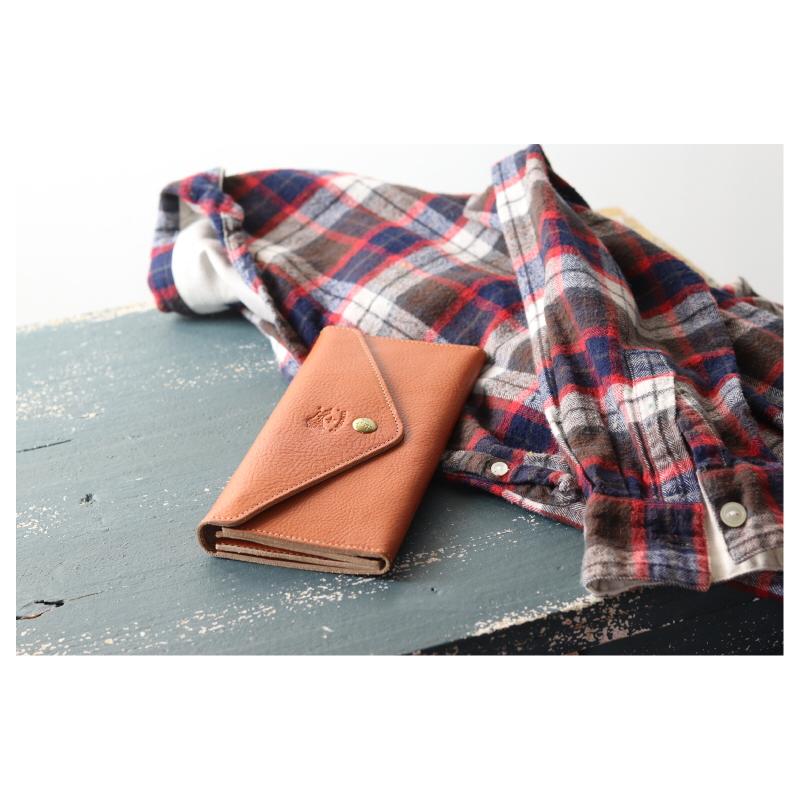 IL BISONTE（イルビゾンテ） 財布 フラップ 三つ折り ロングウォレット