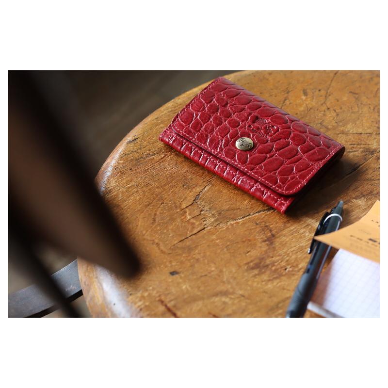 IL BISONTE イルビゾンテ カードケース 名刺入れ スナップボタン