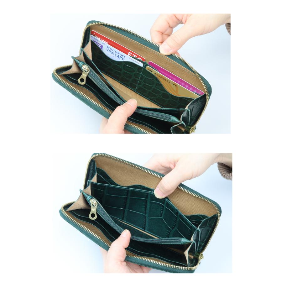 IL BISONTE（イルビゾンテ） 財布 ラウンドジップ ロングウォレット