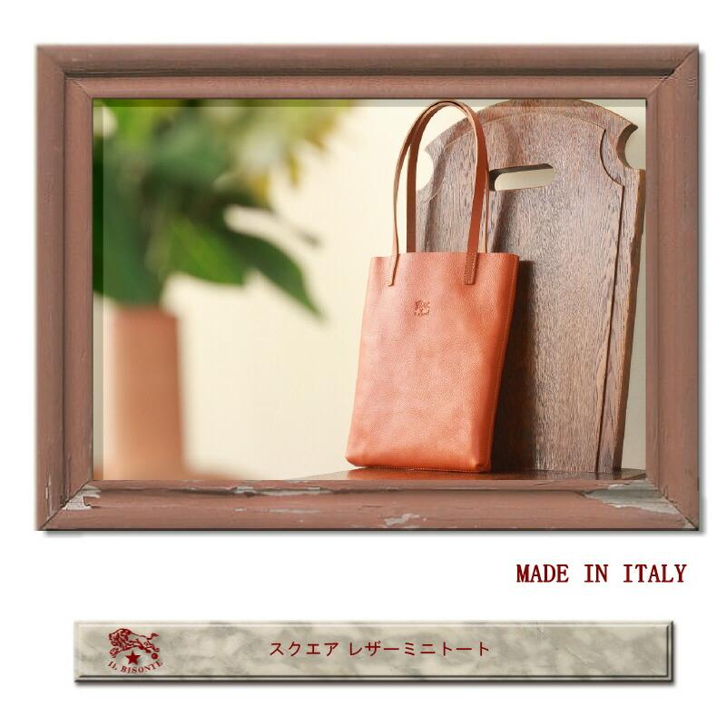 IL BISONTE イルビゾンテ バッグ オールレザートート レザー