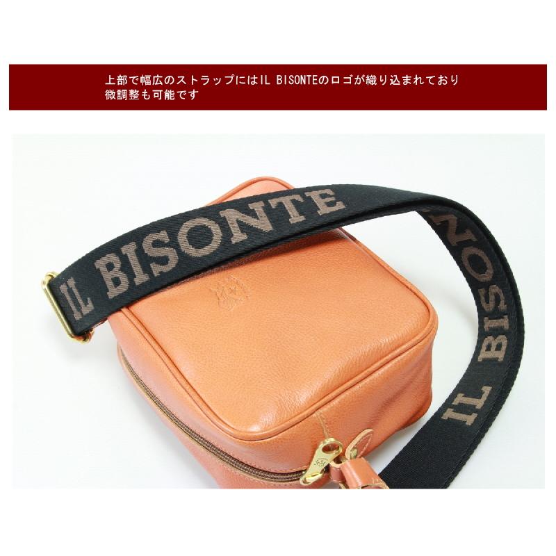IL BISONTE イルビゾンテ バッグ コットンベルト ボックス ショルダー 