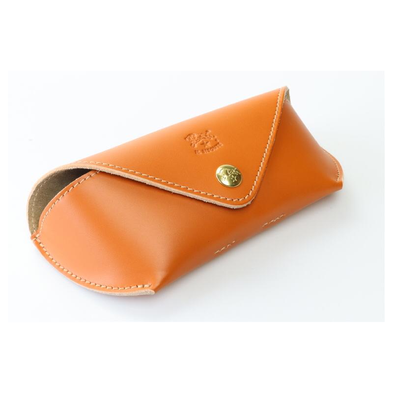 IL BISONTE（イルビゾンテ） メガネケース レザーフラップ眼鏡ケース