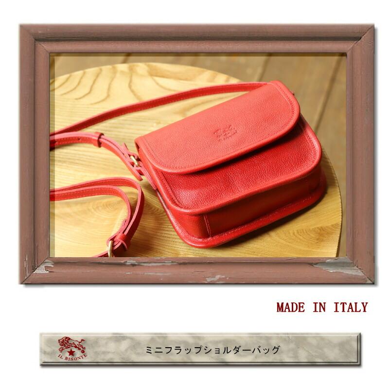 イルビゾンテ バッグ IL BISONTE イルビゾンテ　ミニフラップショルダーバッグ 54_1_ 54232300211（ 商品番号 IB-23-00211 ）の画像