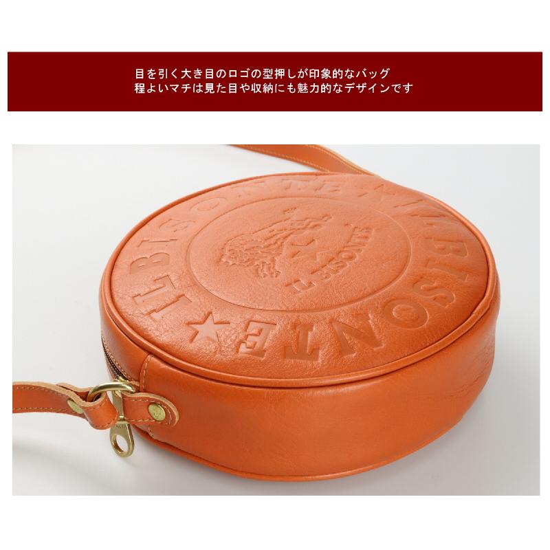 IL BISONTE（イルビゾンテ） バッグ ビッグロゴ ラウンドショルダー