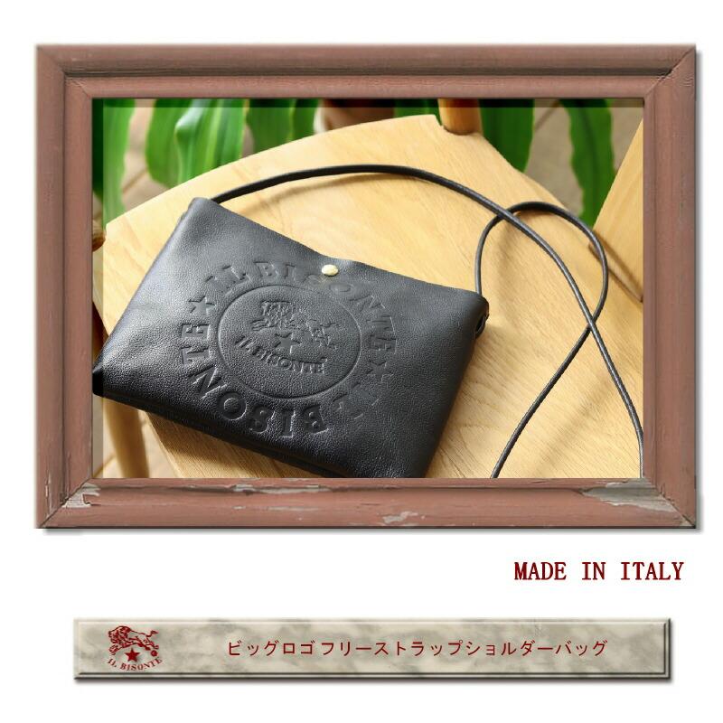 イルビゾンテ バッグ IL BISONTE イルビゾンテ　ビッグロゴ フリーストラップショルダーバッグ 54_1_ 54232303211 （ 商品番号 IB-23-03211 ）の画像