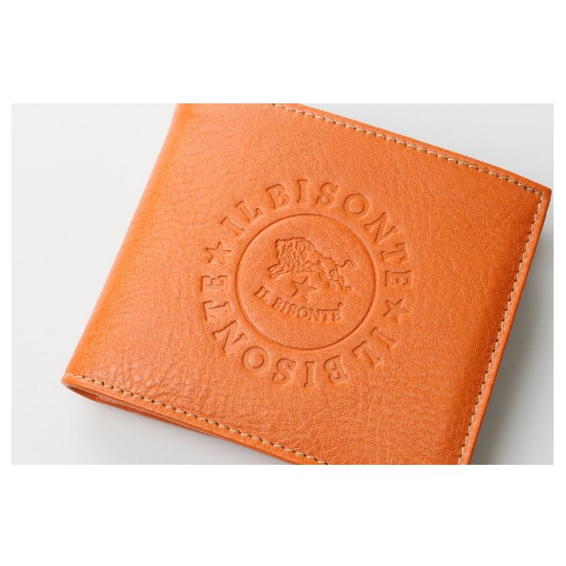 IL BISONTE（イルビゾンテ） 財布 ビックロゴ 2つ折り ウォレット 二