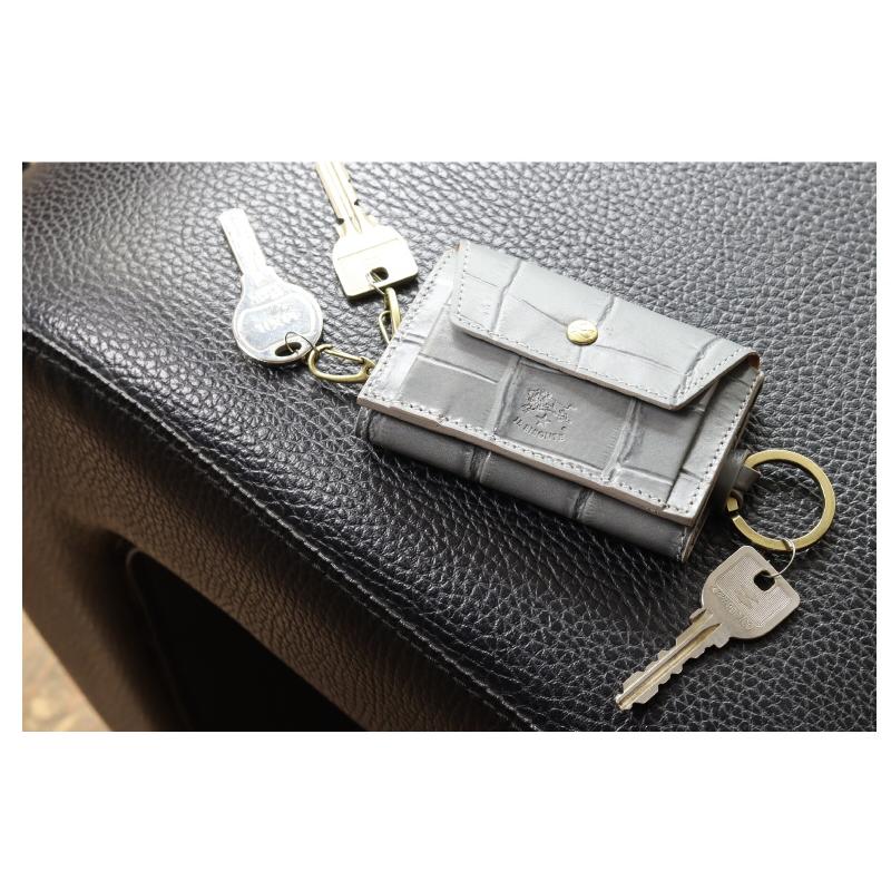 IL BISONTE（イルビゾンテ） キーケース マルチ6連キーケース（クロコ