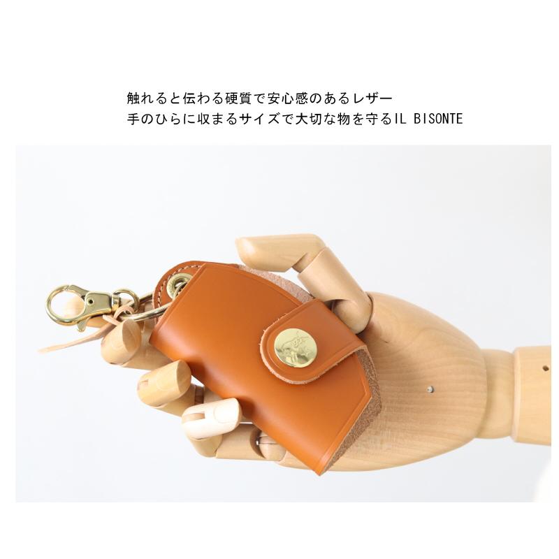 IL BISONTE（イルビゾンテ） キーケース コンチョ スナップ キーケース