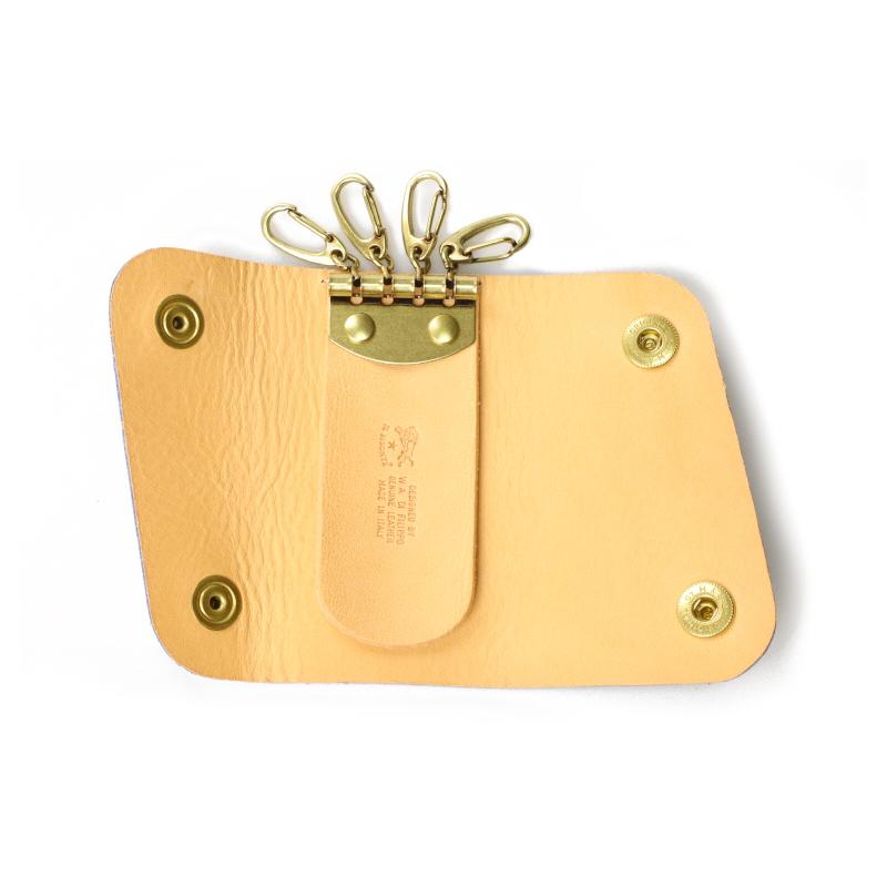 【新品・未使用品】【送料込】イルビゾンテ ロゴプリントキーケース IL BISONTE イルビゾンテ キーケース ロゴプリント キーケース