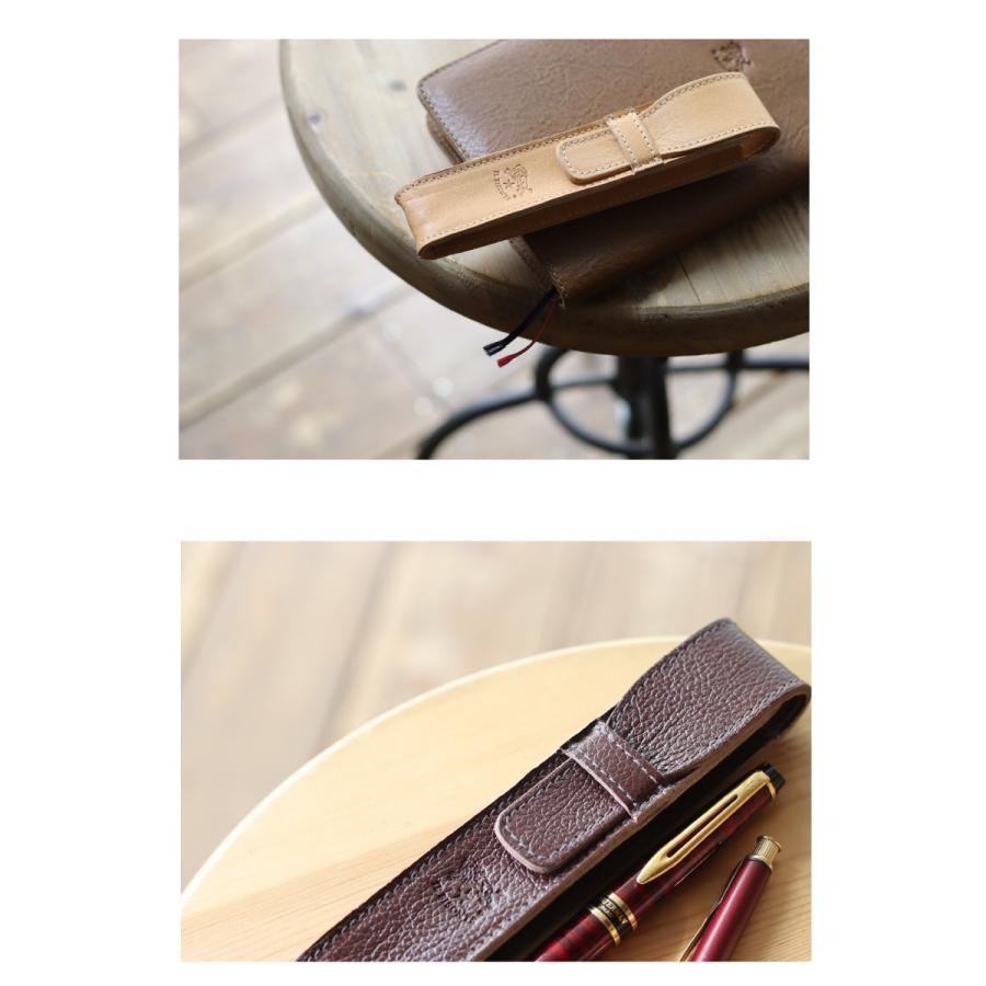 IL BISONTE（イルビゾンテ） ペンケース レザーペンケース 2本差し