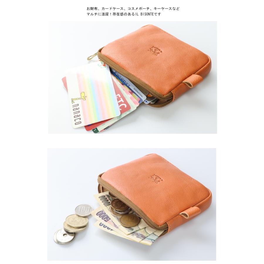 IL BISONTE イルビゾンテ コインケース スクエア マルチケース〔 2024