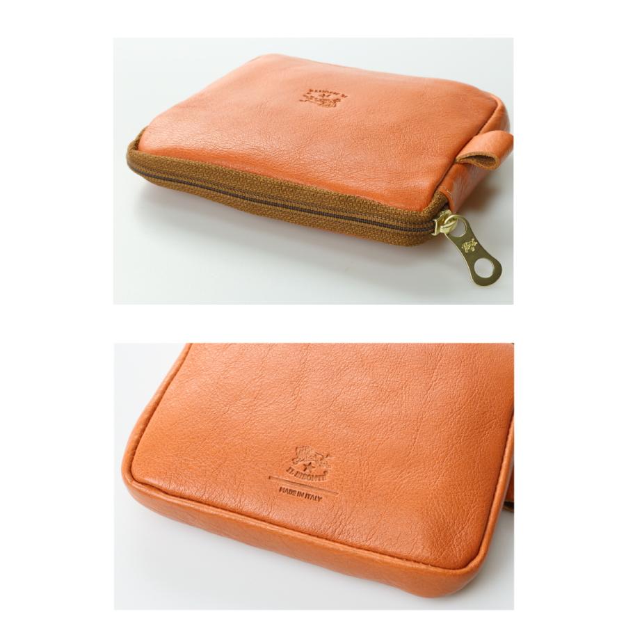 IL BISONTE（イルビゾンテ） コインケース スクエア マルチケース