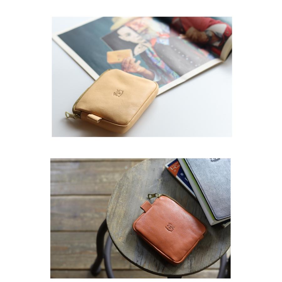 IL BISONTE イルビゾンテ コンパクトウォレット ケース 財布 IL BISONTE（イルビゾンテ） 財布 フラットスクエアコインケース 商品