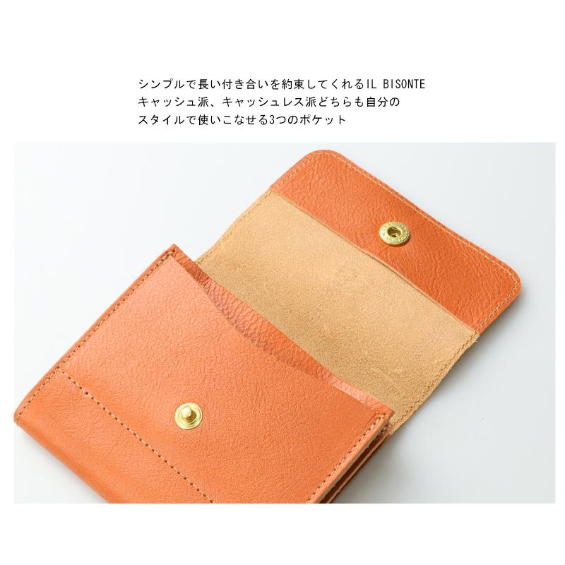 IL BISONTE（イルビゾンテ） 財布 IL BISONTE 3pocket コンパクト