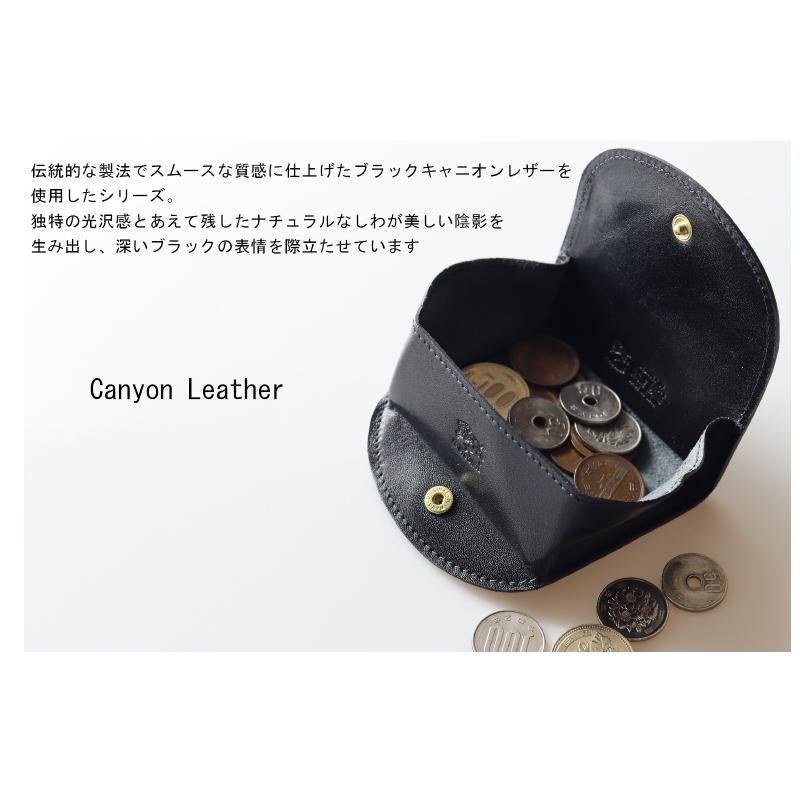 IL BISONTE（イルビゾンテ） コインケース ブラック キャニオン コイン