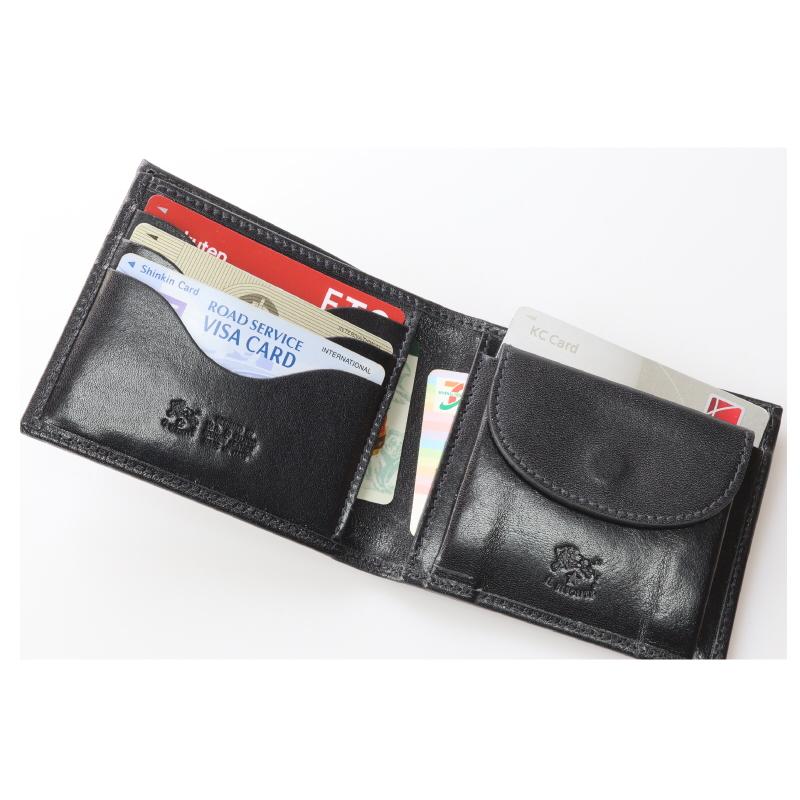 イルビゾンテ 財布 IL BISONTE ブラック キャニオン 2つ折り