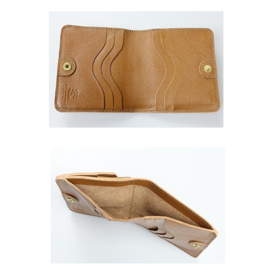 IL BISONTE イルビゾンテ 二つ折り財布 ボックスフラップ